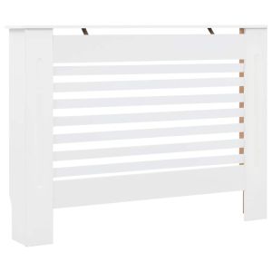 vidaXL cubierta para radiador mdf blanco 112x19x81,5 cm