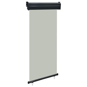vidaXL toldo lateral de balcón gris 85x250 cm