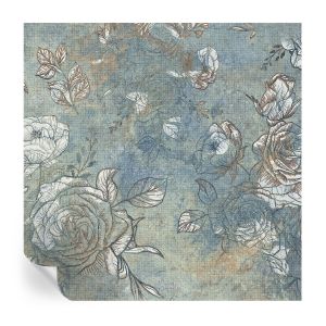 Papel pintado autoadhesivo rosas románticas 250x250 tulup