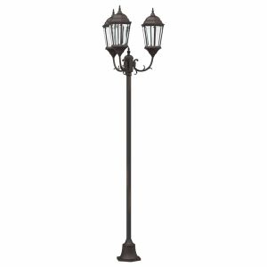 Lámpara de jardín exterior de diseño vintage iluminación eficiente