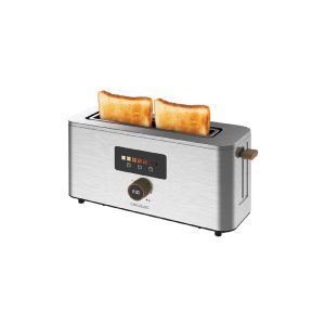 Cecotec tostadora vertical 1 ranura larga touch&toast extra. 1000 w,24