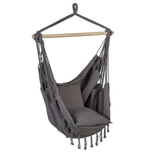 Sillón colgante bonea algodón gris