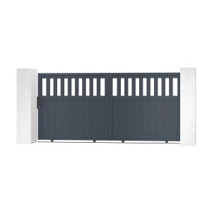 Pack puerta automática corredera 3m santis a.140cm + motor tanker c600