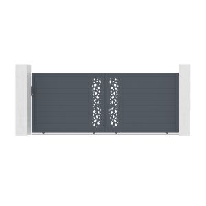 Pack puerta automática corredera 4m sunny a.160cm + motor ranger c300