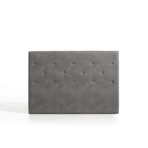 Cabecero zafiro para cama de 90 de tela gris 115x115x8. Matris