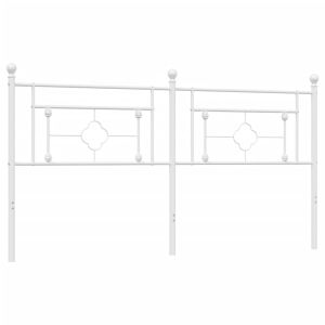 vidaXL cabecero de metal blanco 180 cm