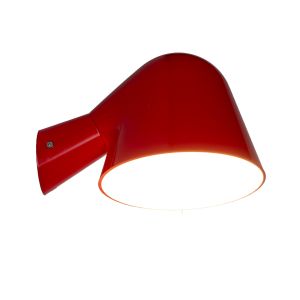 Aplique "moric" de diseño minimalista. 10w, base de lámpara e14. Rojo