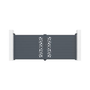 Pack puerta batiente automática 3.5m sunny a.140cm + motor tanker b250