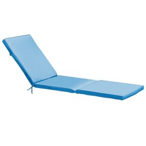 Oviala - cojín de baño de sol de poliéster azul