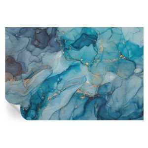 Papel pintado para paredes abstracción azul 104x152 tulup