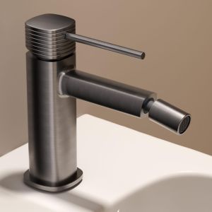 Imex - grifo bidet monomando negro serie firenze
