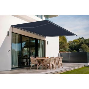Toldo monobloque vecchio 4x3m gris con fijación al techo