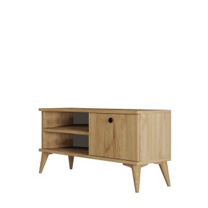 Mueble para la tele de madera <<retro>> - 90 x 29 x 44 cm - beige