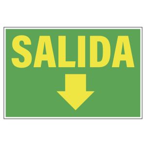 Cartel 29,7x21 cm salida 1038l
