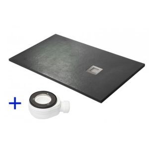 Plato de ducha grafito ral 7016 75x190