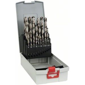 Brocas rectificadas para metal hss-g - Bosch - probox surtido de 25 - 1-13m