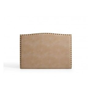Cabecero ambar para cama de 135 de tela camel 154x115x8 matris