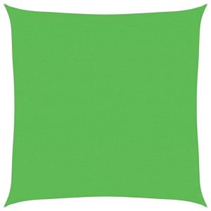Toldo de vela hdpe verde claro 160 g/m² 4x4 m