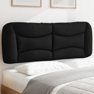 Cabecero de cama acolchado tela negro 120 cm eso5548