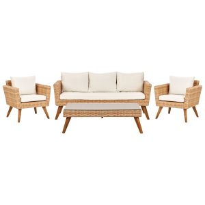 Conjunto de jardín blanco crema vittoria xl
