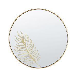 Espejo de pared sauvie 57 cm 57 cm dorado
