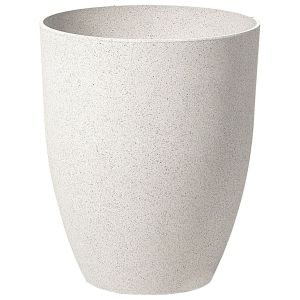 Maceta croton 35 cm blanco crema