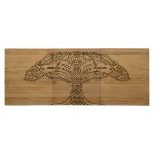 Cabecero tríptico arbol 160x59 ev