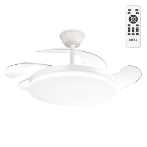 Ventilador de techo tridente blanco cct regulable 107cm