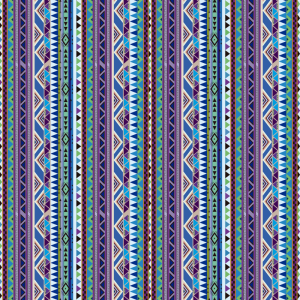Papel pintado geométrico colorido azul detallado 60cm por 300cm