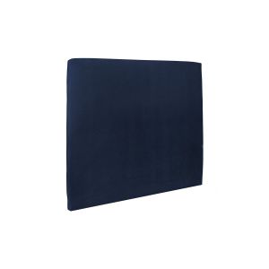 Cabecero tapizado 180 cm - tela terciopelo azul océano - azul océano