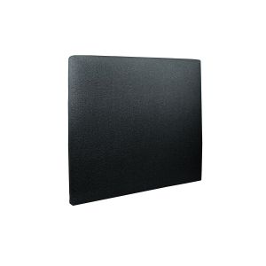 Cabecero tapizado de 180 cm - tejido rizado negra - negro