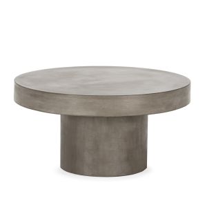 Mesa de centro 90x90x45 cemento gris antracita