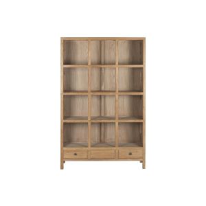Estantería de madera reciclada olmo 120x38x190cm