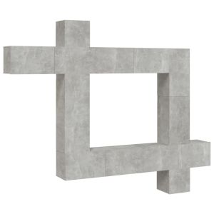 Conjunto de muebles de 9 piezas que incluye armario