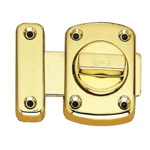 Pasador cerrojo zamak 56x40mm. Latonado