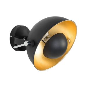 Lámpara de pared thames metal negro
