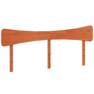 vidaXL cabecero de cama madera maciza de pino marrón cera 200 cm
