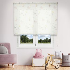 Estor enrollable traslúcido sailor  blanco 75 x 250cm