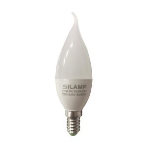 Bombilla LED flame e14 8w 220v ø38mm - blanco cálido 2300k - 3500