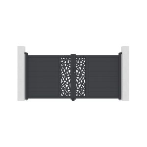 Puerta corredera ruivo 3x1,40 m + motor hicker b200