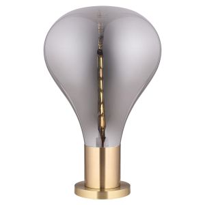 Lámpara de mesa lumineca triz 40x53 cm smoky