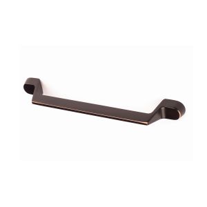 Tirador para mueble rei 5011 | cc 160 mm | cobre negro cepillado | zamak