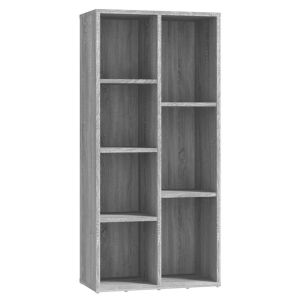 vidaXL estantería color gris sonoma 50x25x106 cm