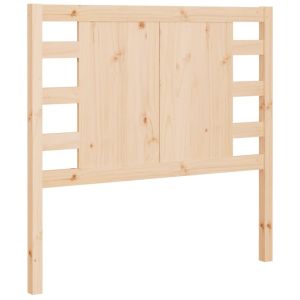vidaXL cabecero de cama madera maciza de pino 96x4x100 cm