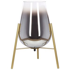 Lámpara de mesa mena metal dorado