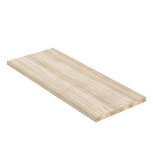 Encimera lavabo 121x49x3 cm chapa olmo natural