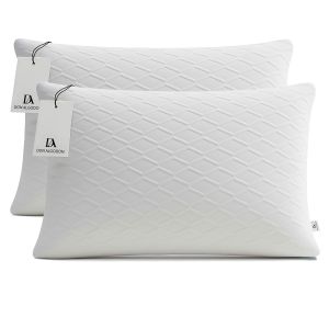 Pack 2 almohadas núcleo 100% viscoelástica 75cm don algodón