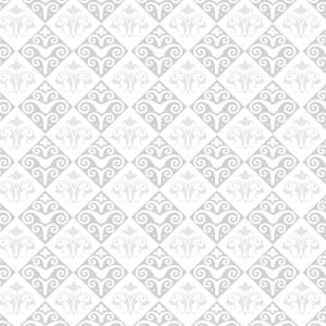 Papel pintado victoriano flores fondo blanco y gris 60cm por 250cm