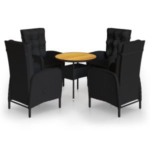 Conjunto de muebles de jardín tipo bistró de 5