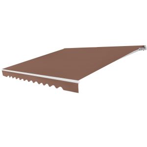 Toldo retráctil 3,6 x 3 m protección solar ajustable